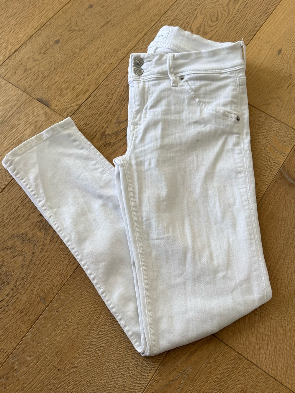 HUDSON White Women's Skinny Jeans Size 27